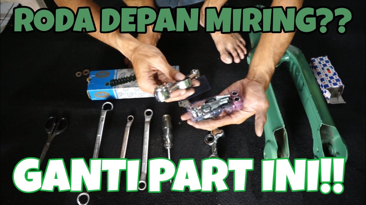 CARA MEMASANG REPAIRKIT, KARET APOLO DAN SHOCK DEPAN || SOLUSI AGAR BAN DEPAN TIDAK MIRING