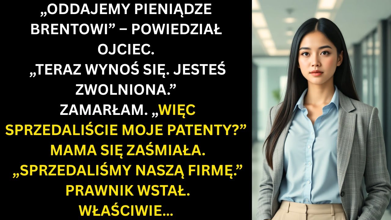 „Rodzice sprzedali firmę za 850 mln $ i mnie wyrzucili — zapomnieli, że mam patenty” ✅