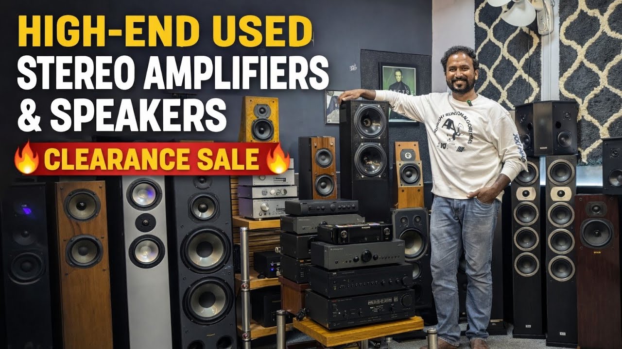 (CONTACT - 9535285619) 🔥USED HIGH-END SPEAKERS & AUDIOPHILE STEREO AMPLIFIERS @ CLEARANCE PRICE🔥