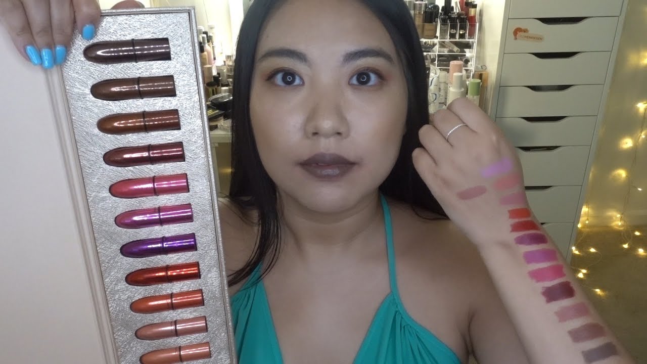 MAC Cosmetics Holiday Lip Set Swatches