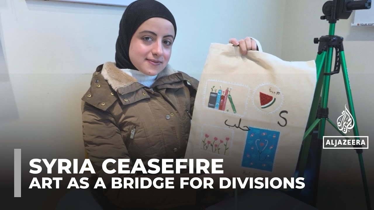 Syrians turn to art to bridge deep divides in war-torn Aleppo