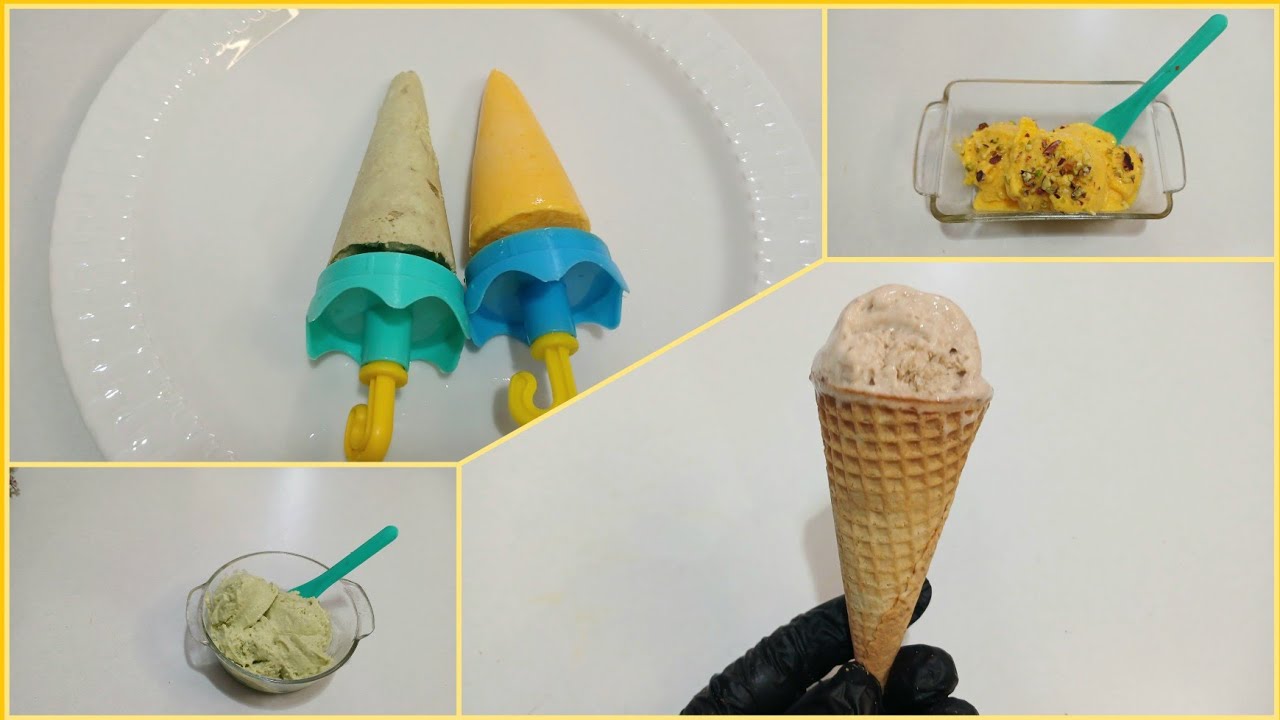 طريقة عمل الايس كريم 🍦 بمكونات صحية للاطفال  