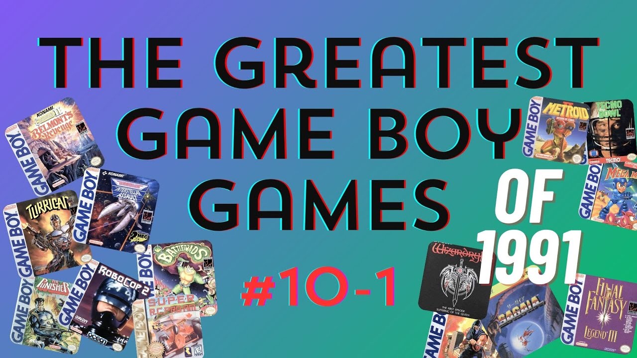 20 ЛУЧШИХ игр для Game Boy 1991 года (часть 2 из 2)