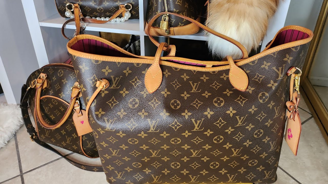 QUICK SWITCH OUT/ HOW I CLEAN MY LOUIS VUTTION NEVERFULL GM & SLG'S...