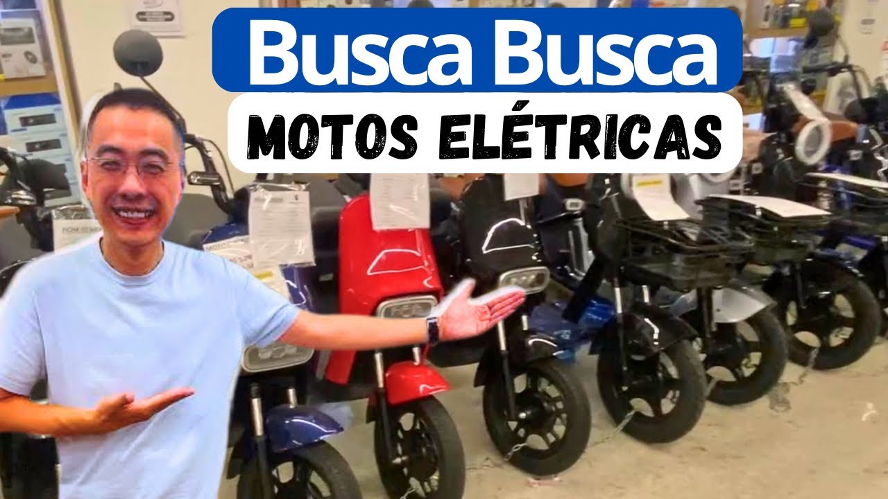 🛵MOTOS ELÉTRICAS no BUSCA BUSCA | TOUR completo com PREÇOS⚡️