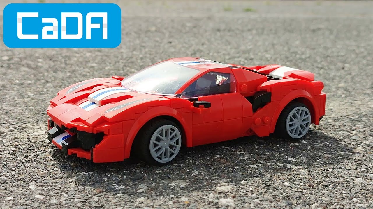 ЛЕГО ГОНОЧНАЯ МАШИНКА НА ПУЛЬТЕ УПРАВЛЕНИЯ CADA