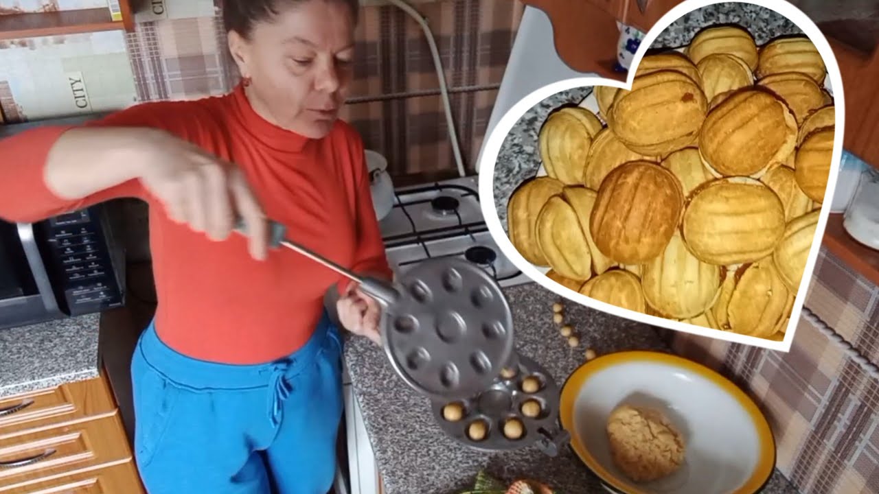 Самые вкусные орешки со сгущёнкой👍Рецепт как и обещала💗Вам захочется ещё и ещё!