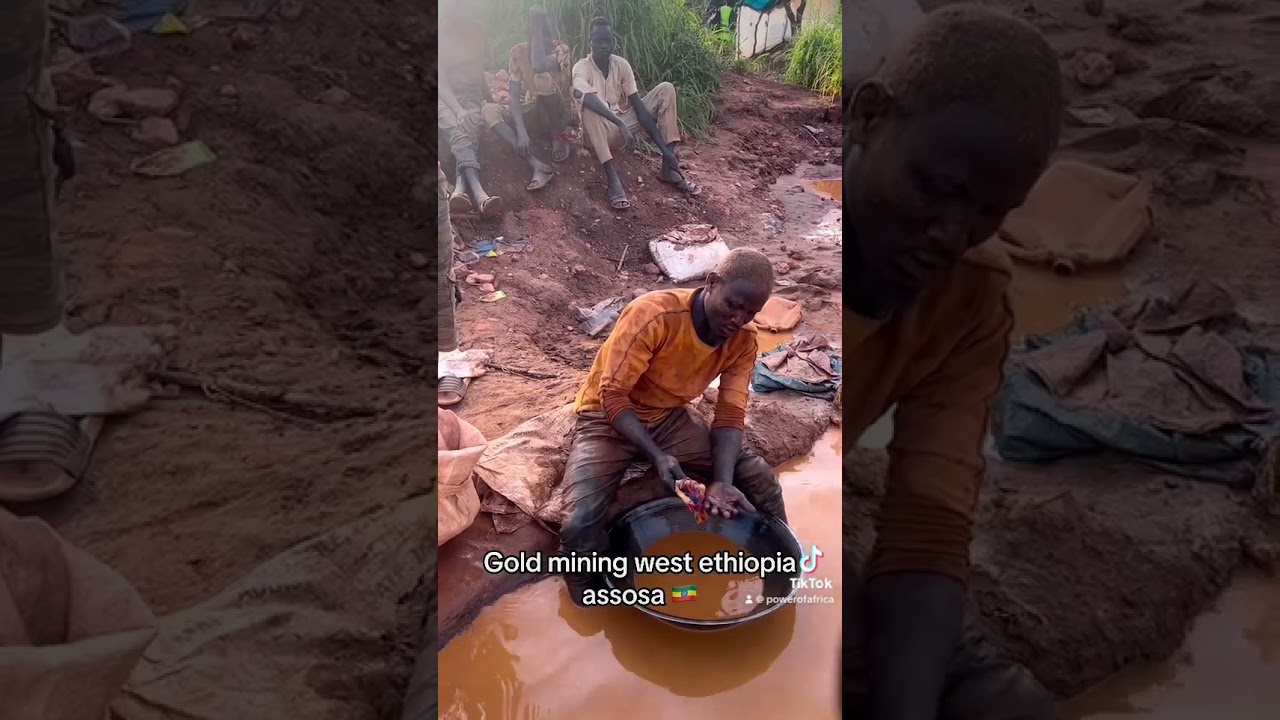 Gold mining in west ethiopia 🇪🇹