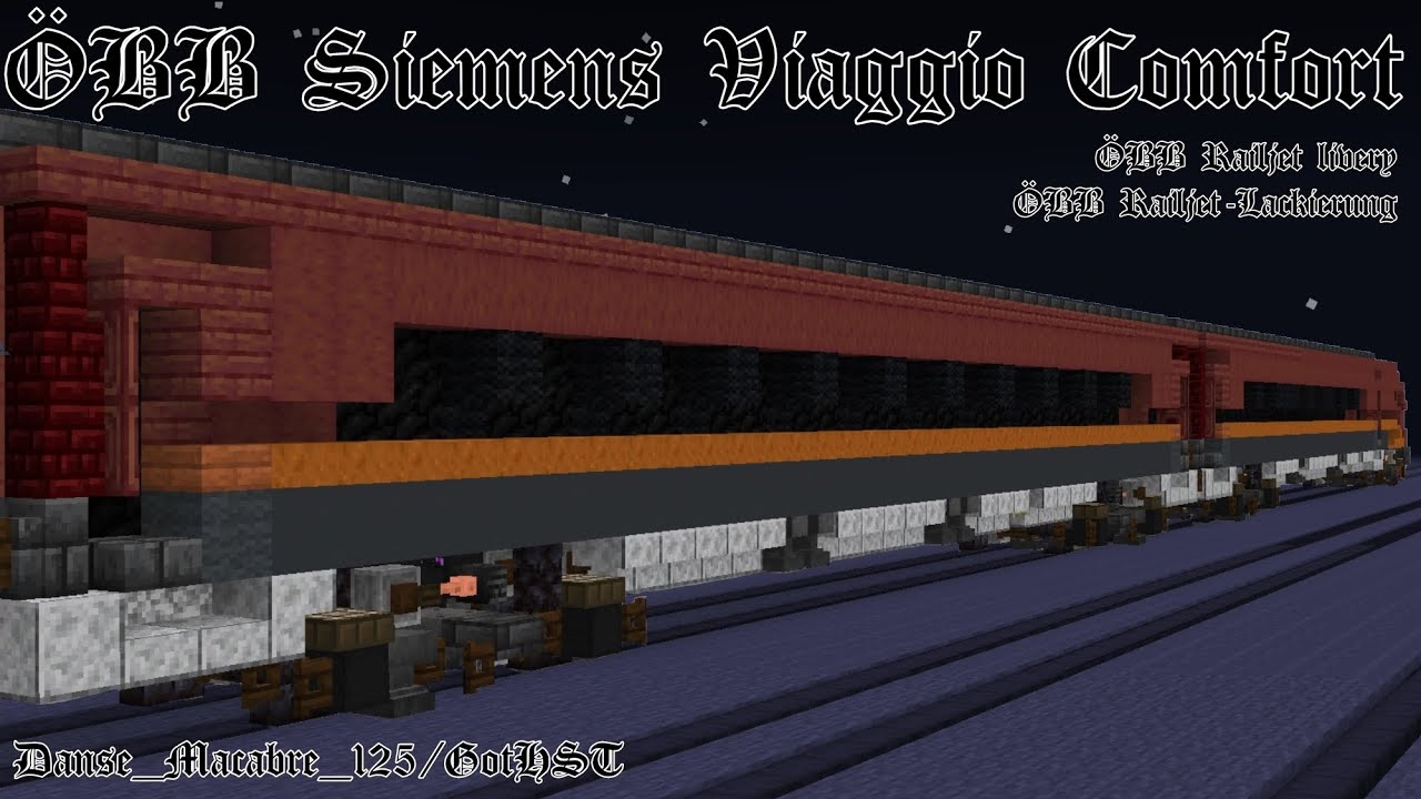 Minecraft &Ouml;BB Railjet Siemens Viaggio Comfort Tutorial/Lernprogramm (Part/Teil 2)