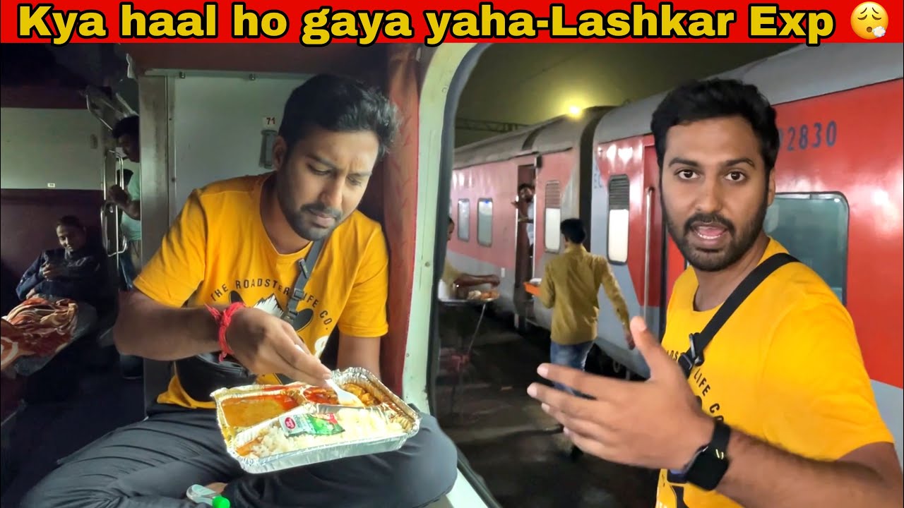 Agra LTT Mumbai Lashkar Exp journey •Yeh haal hoga nhi pata tha•🤦