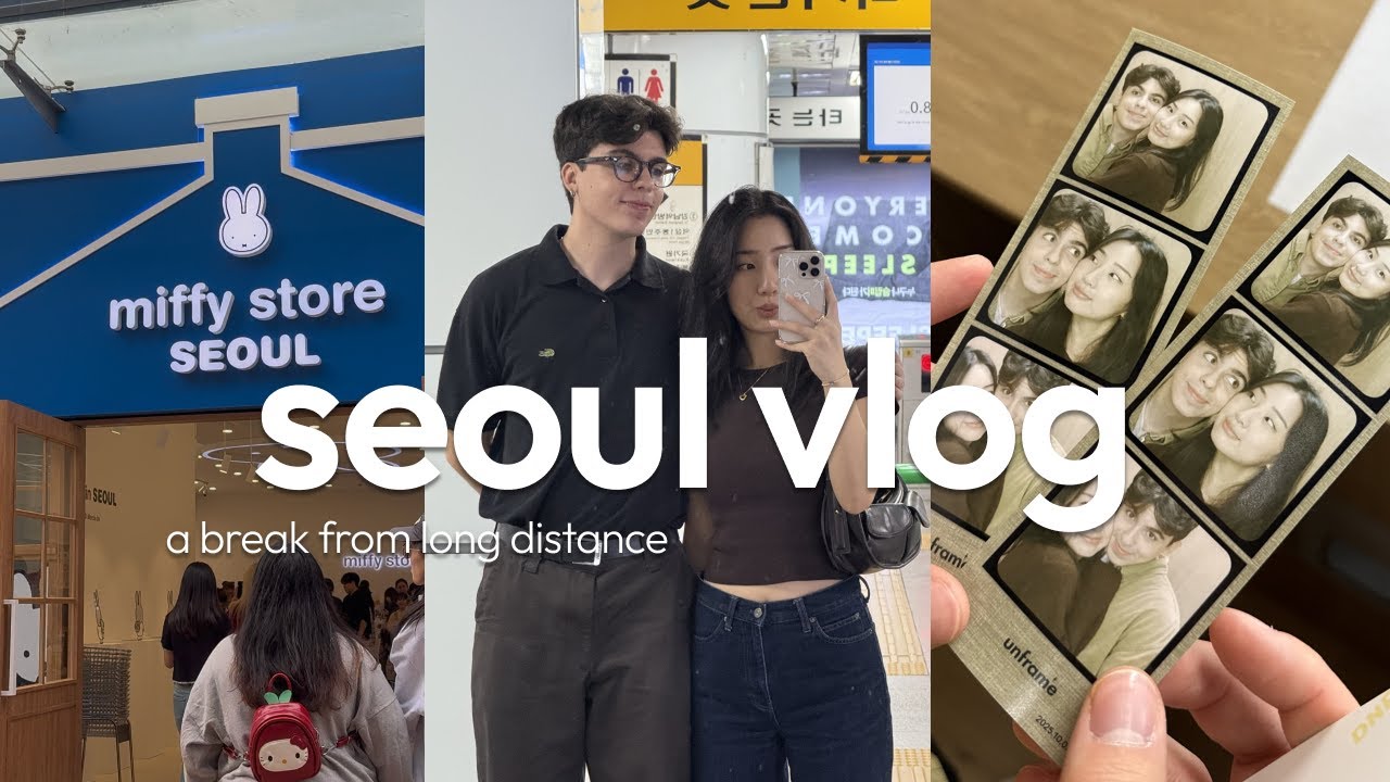 Seoul vlog | Chuseok holidays | a break from long distance 💗 cafe hopping | seongsu | miffy store