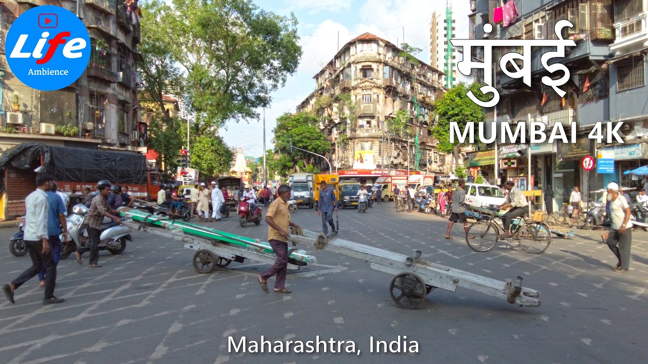 Riding in Mumbai - India’s Dynamic City 🇮🇳 - Bike Ride 4K HDR