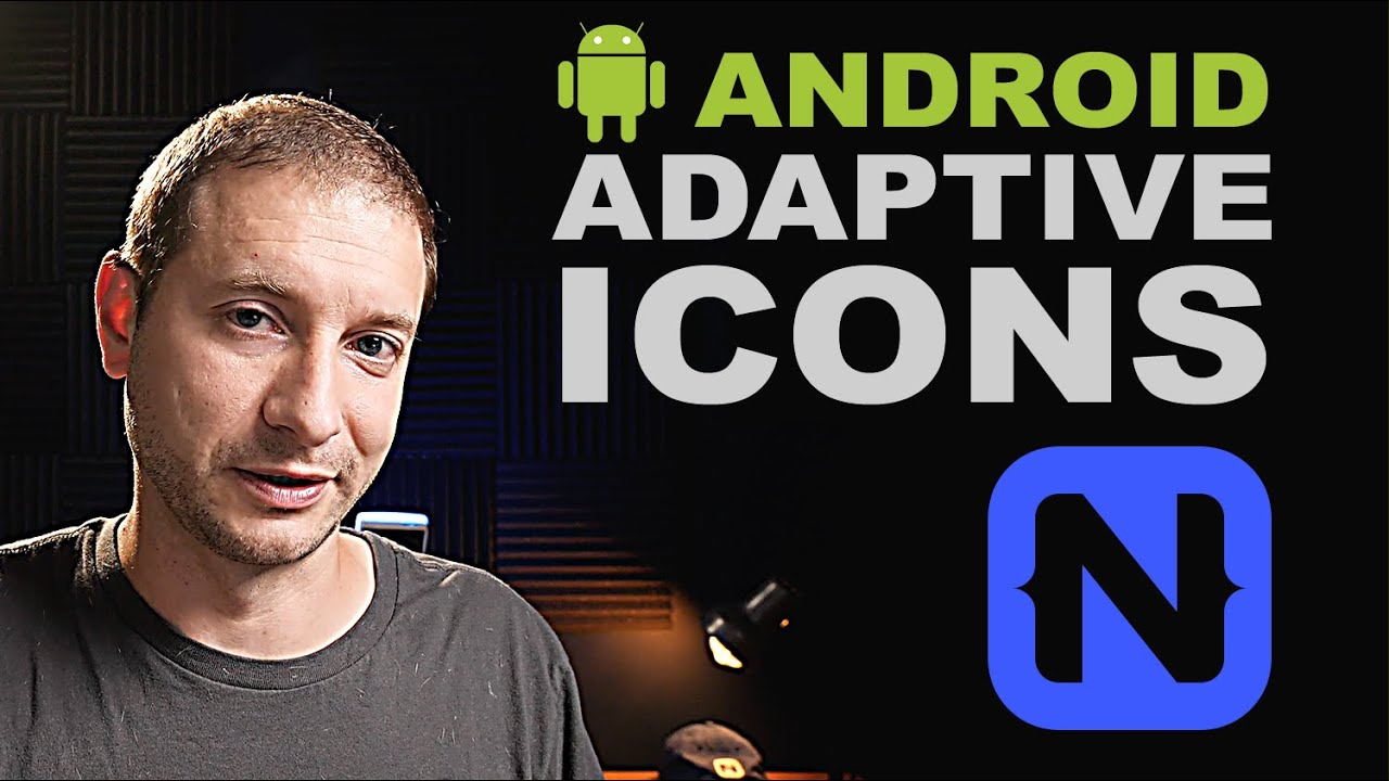 How to create ADAPTIVE ICONS in Android | NativeScript Tutorial