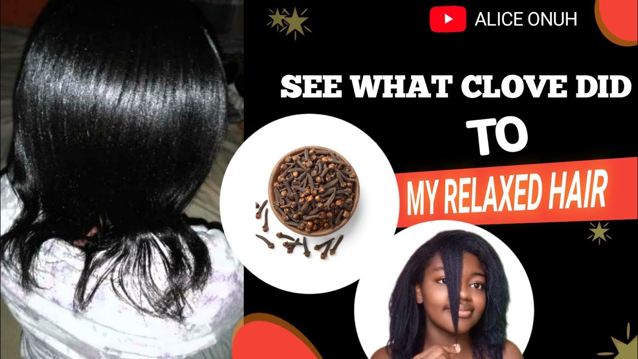I USED CLOVES WATER ON MY RELAXED HAIR  FOR 7 DAYS AND THIS HAPPENED 😲