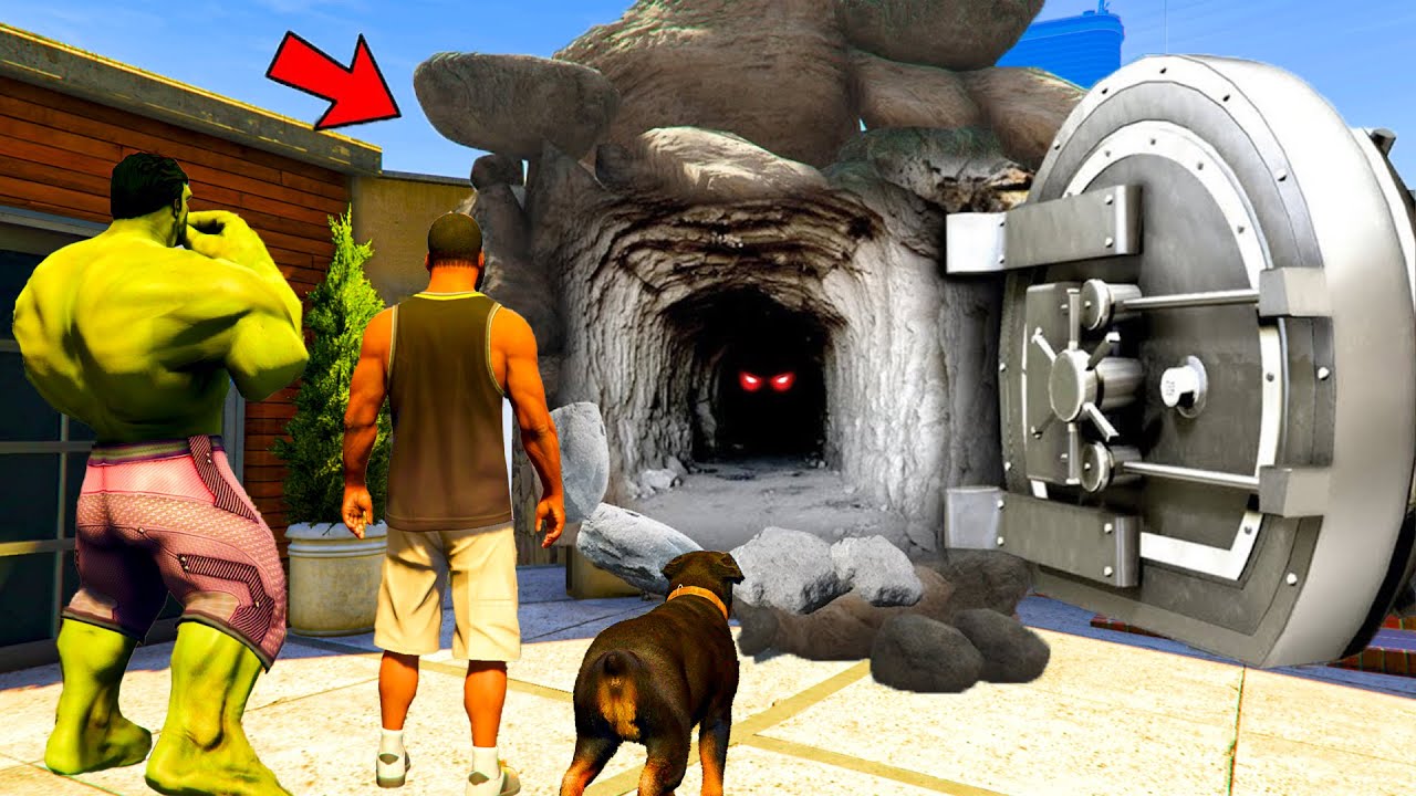 ФРАНКЛИН ҚҰПИЯ ЖЕРДЕН ҚОРҚЫНЫШТЫ ЗАТТЫ ТАПТЫ (GTA V)