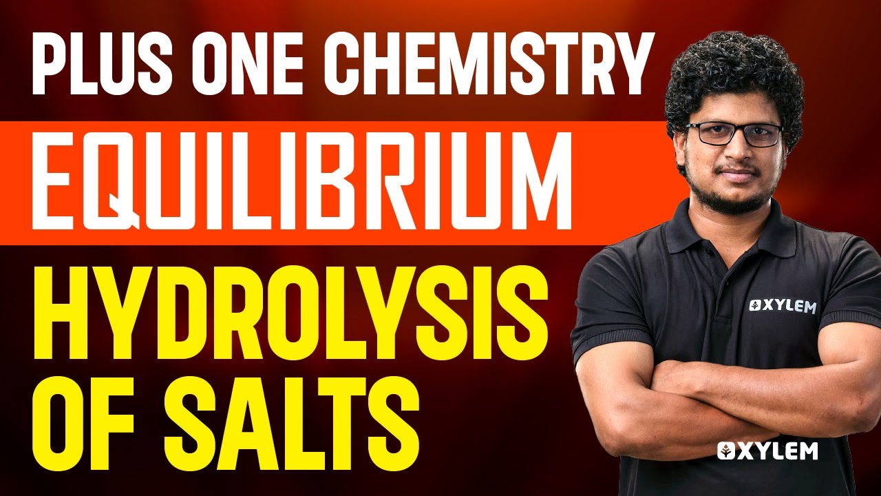 Plus One Chemistry - Equilibrium - Hydrolysis of Salts | Xylem Plus One