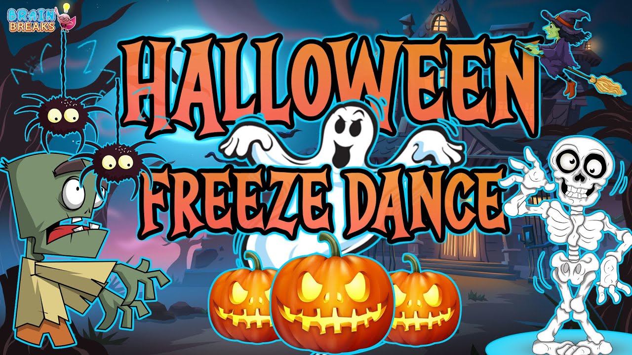 Halloween Freeze Dance | Brain Breaks For Kids | Just Dance | GoNoodle Brain Break