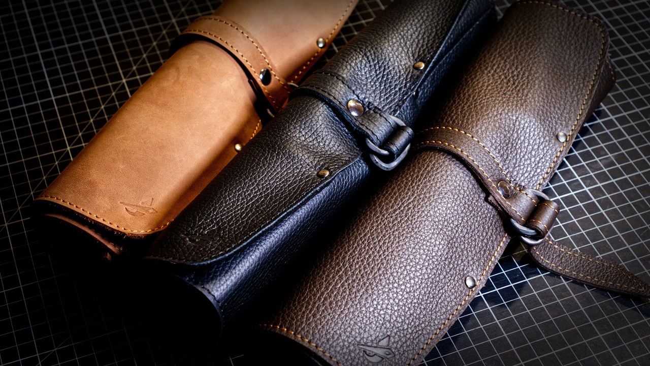 Fabrication d'une TROUSSE A OUTILS - Processus de Création #10 - Travail du CUIR