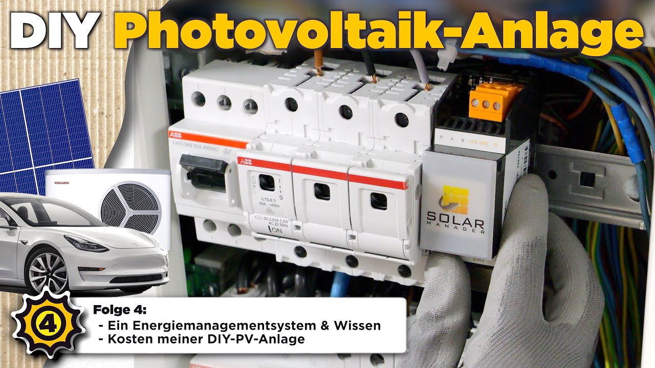 Eine PV-Anlage SELBER bauen! Meine Anleitung ☀️ | Folge 4 - Die Kosten + Energiemanagementsystem