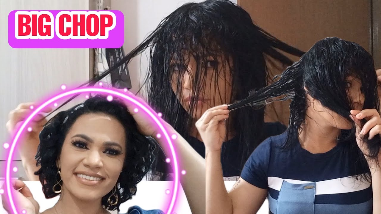 FINALMENTE MEU BIG CHOP CHEGOU - 7 MESES EM TRANSIÇÃO CAPILAR - MAIS FINALIZAÇÃO