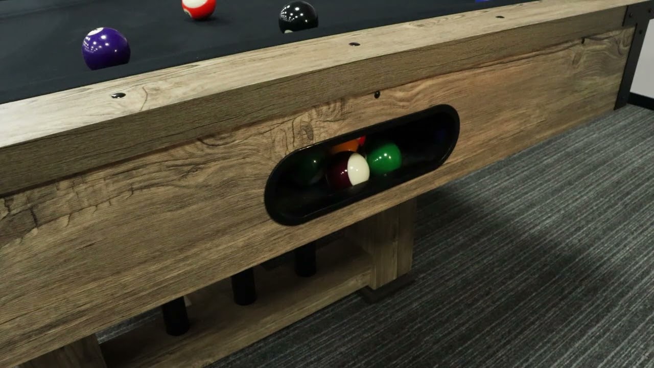 Billiard Table with Auto Ball Return: Quick Play & Fun!