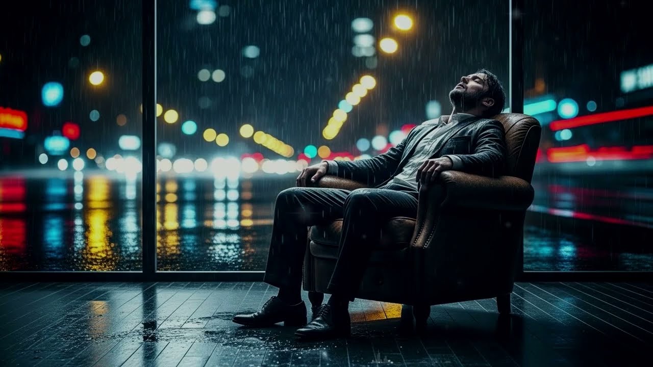 Rain and Regret Blend in Dark Blues Harmony