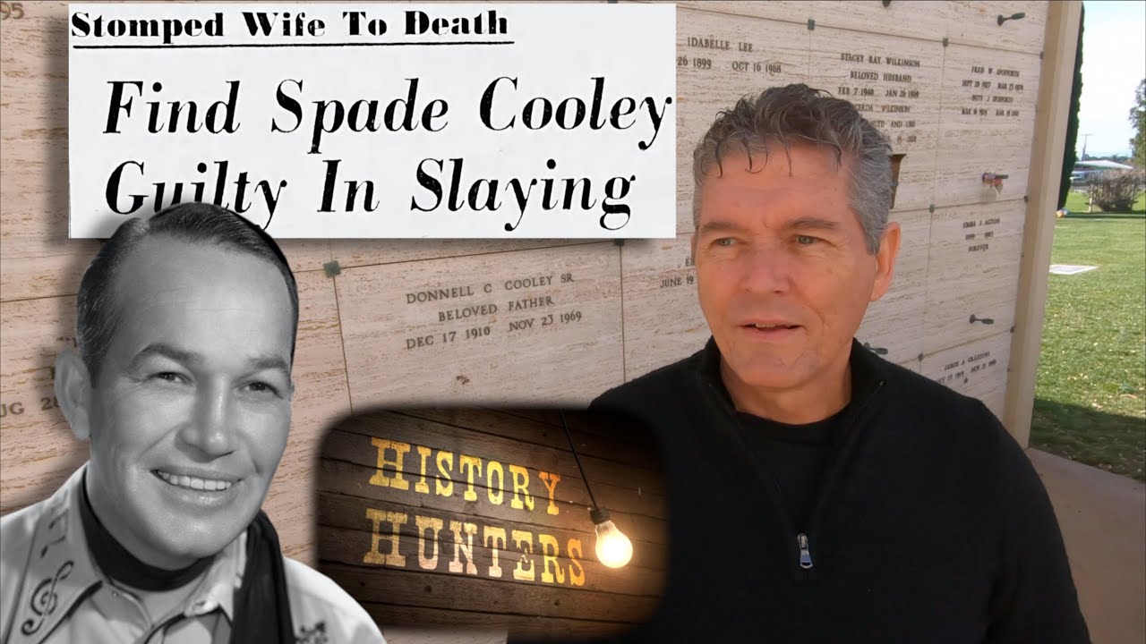 TV star turned murderer Spade Cooley's crypt in Hayward, CA