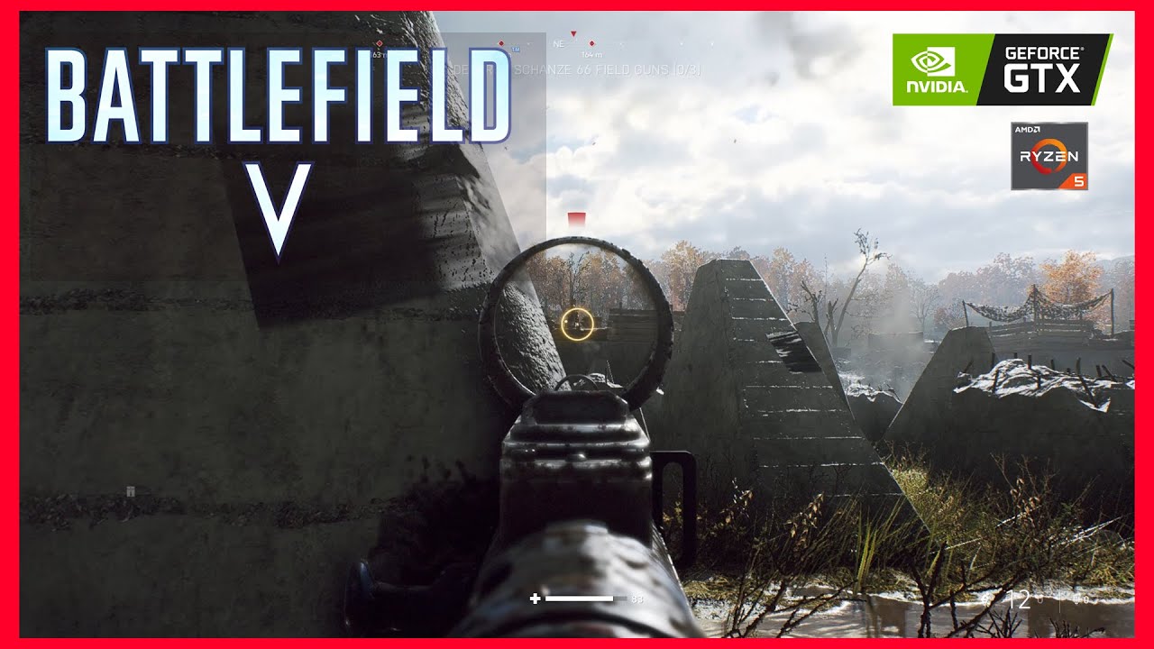 BATTLEFIELD V WAR STORIES GAMEPLAY GTX 1660 SUPER RYAN 5 3500X ULTRA GRAPHICS