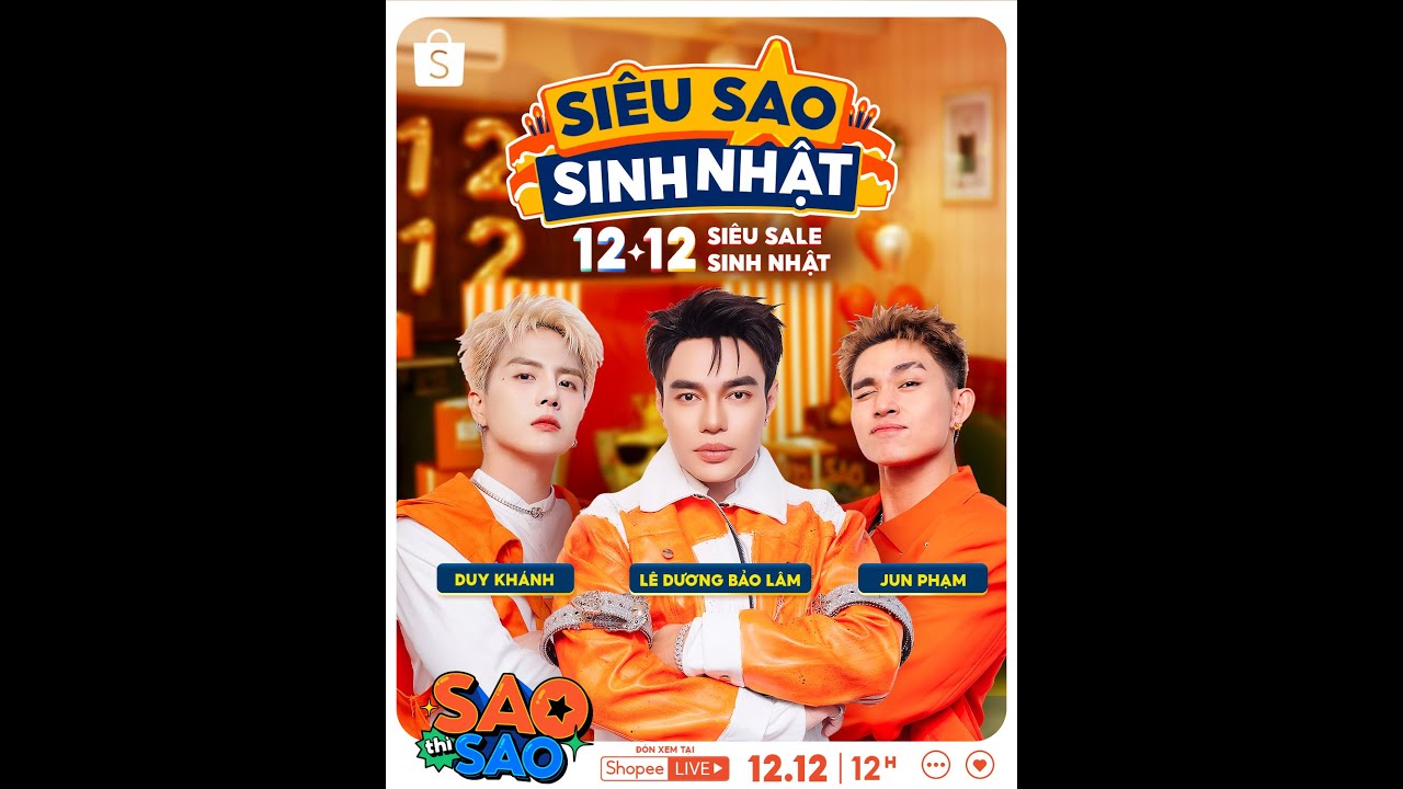 [TẬP 12.12] Tiệc SINH NHẬT 10 TUỔI SHOPEEE ồn nhất lịch sử SAO THÌ SAO 👉