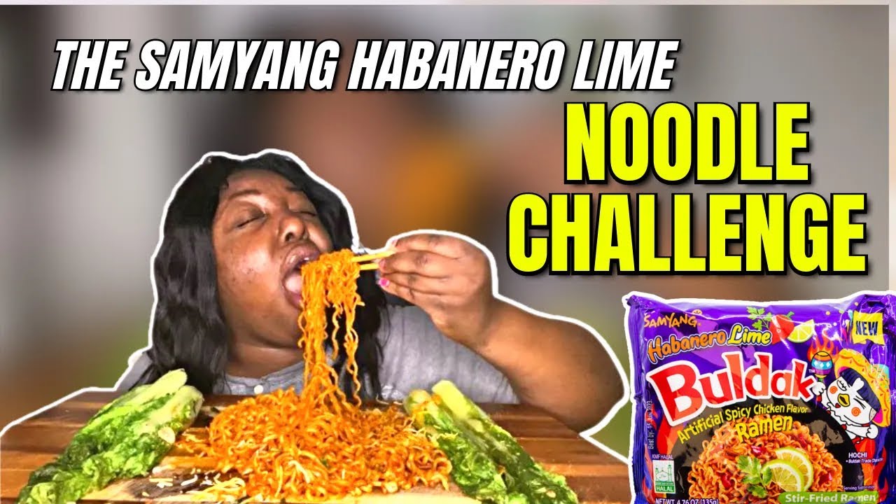 SAMYANG NEW SPICY HABANERO LIME RAMEN CHALLENGE + I FAINTED!! (MUST WATCH) **HILARIOUS**