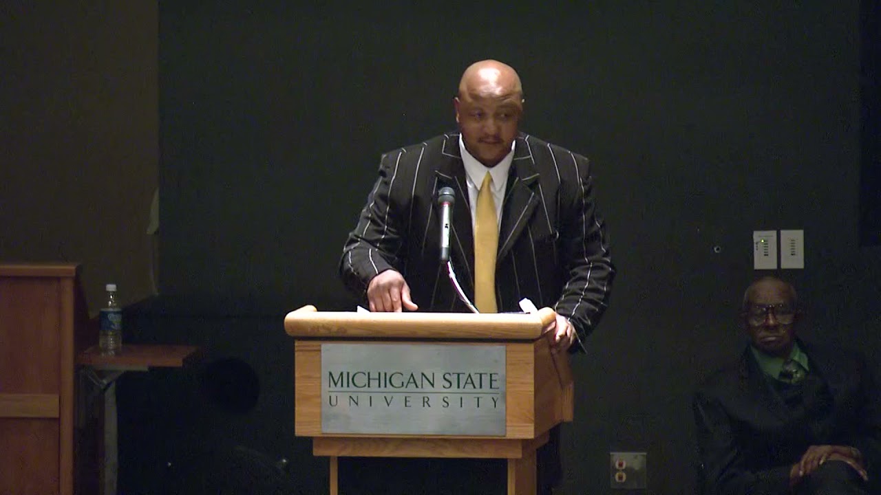 Percy Snow MSU Hall of fame induction speech 2010 football