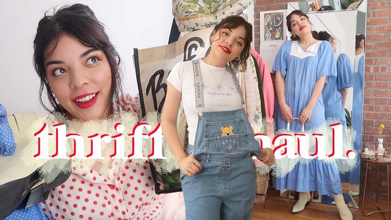 a bit of spring & summer thrift haul❣️ try on!