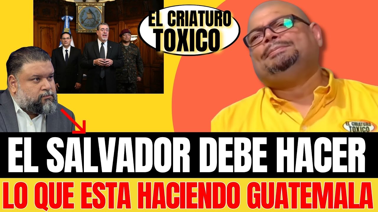 Guatemala le está DEMOSTRANDO a El Salvador como HACER con los MAROSOS.