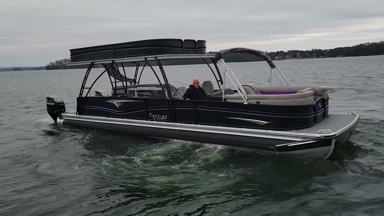 2023 Premier Pontoons 310 boundary waters walk through and joystick how to