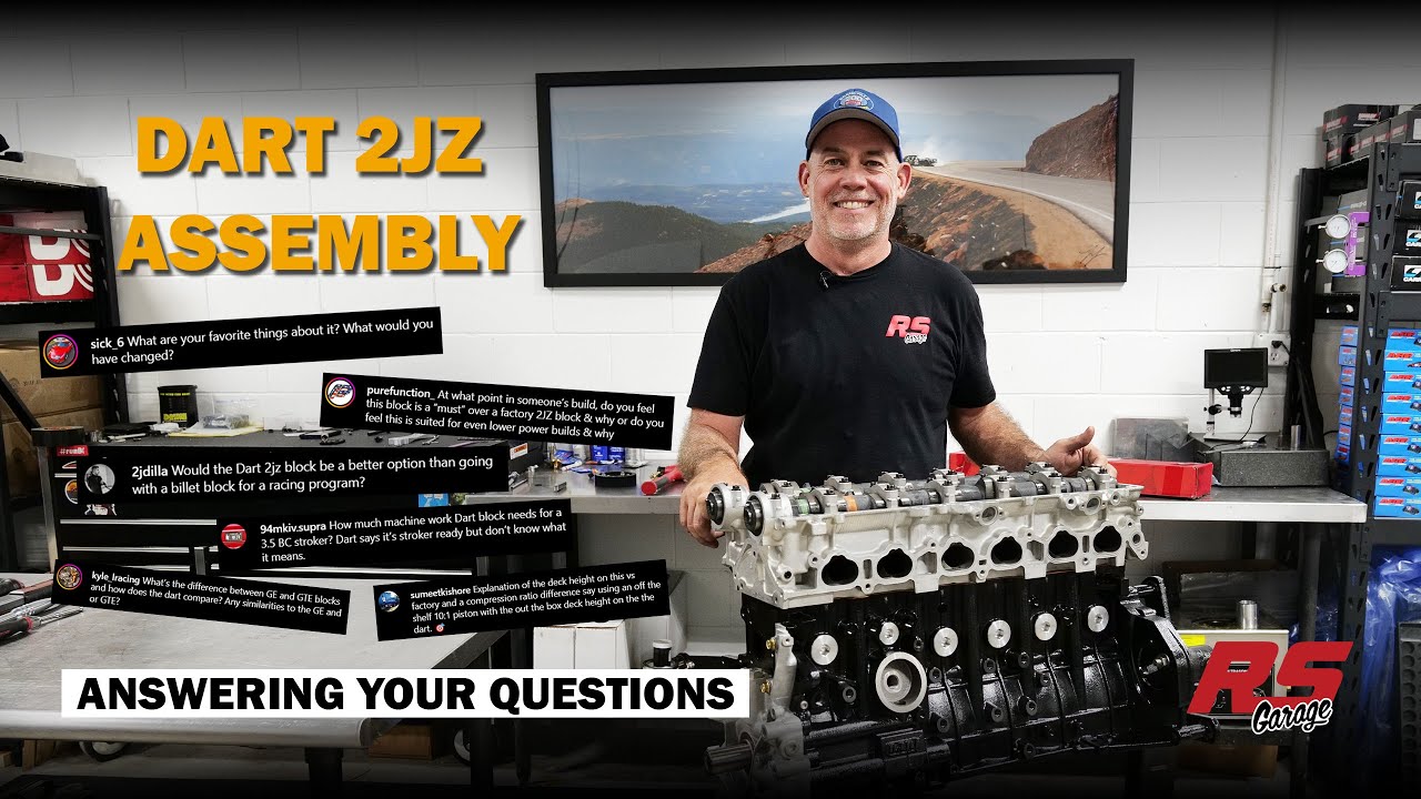 Full Dart Iron Eagle 2JZ Long Block Assembly | When is it Right for you? | RS Garage