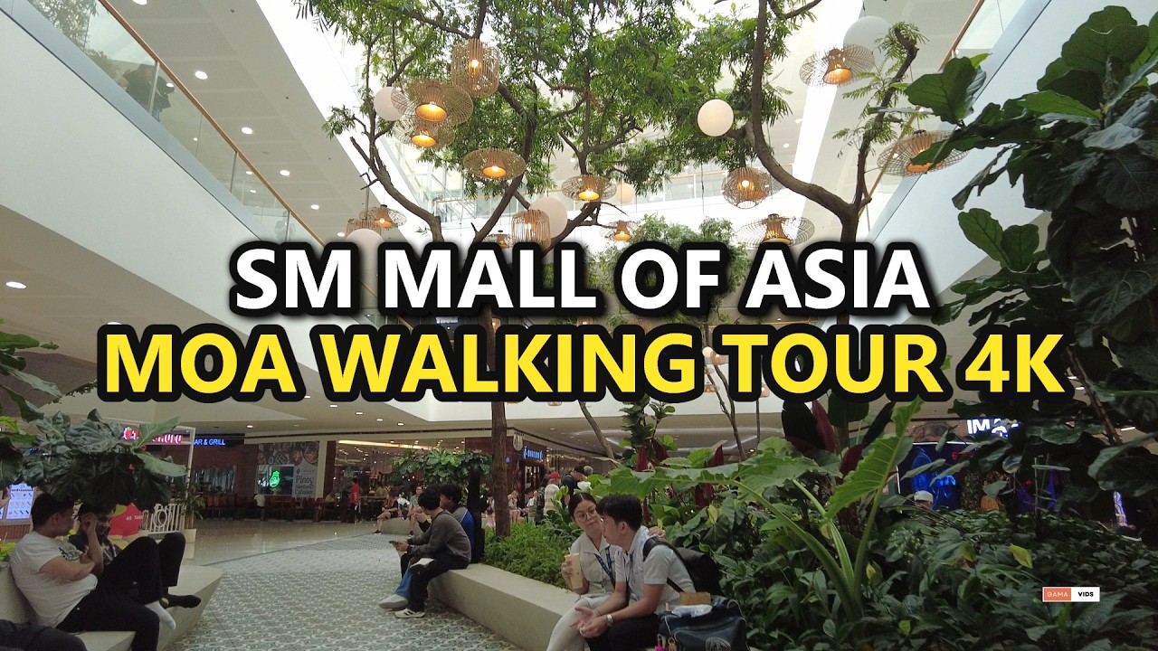 🚶‍♂️SM Mall of Asia Walking Tour 2025 🛍️ MOA Mall Walk Philippines 🇵🇭