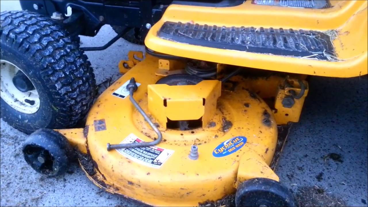 [Loxley Farmlet] How to fit the cutting deck on a Cub Cadet LT1042