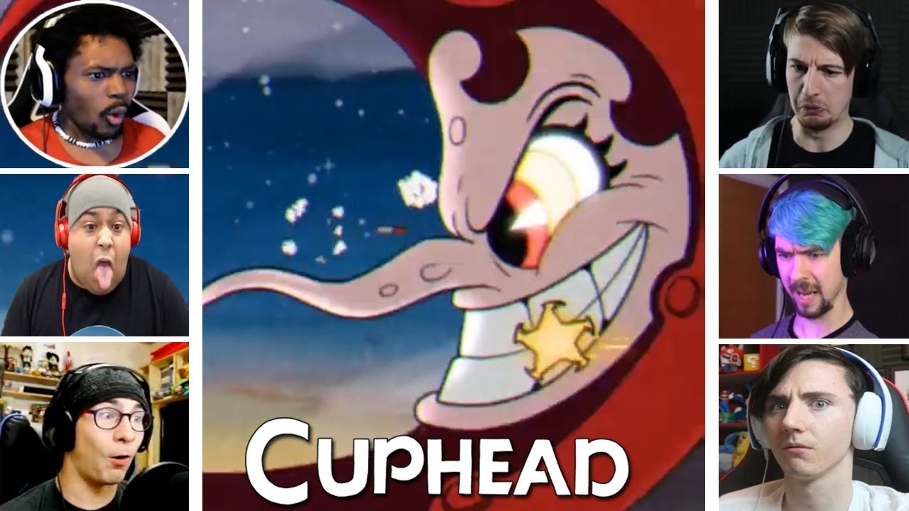 Let's Players Reaction To Hilda Berg (BOSS) Last Phase | Cuphead