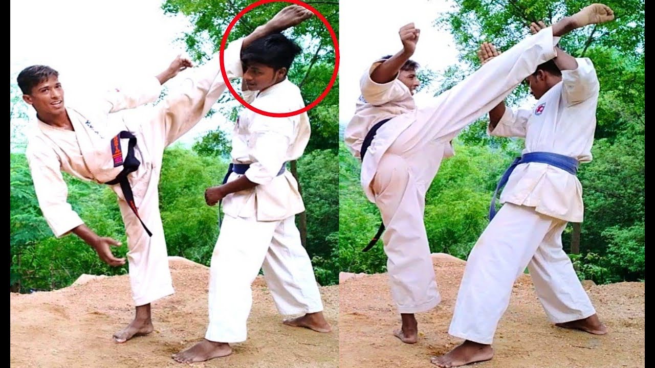 How to self-defense if enemies kick in front||Shahabuddin karate🔥