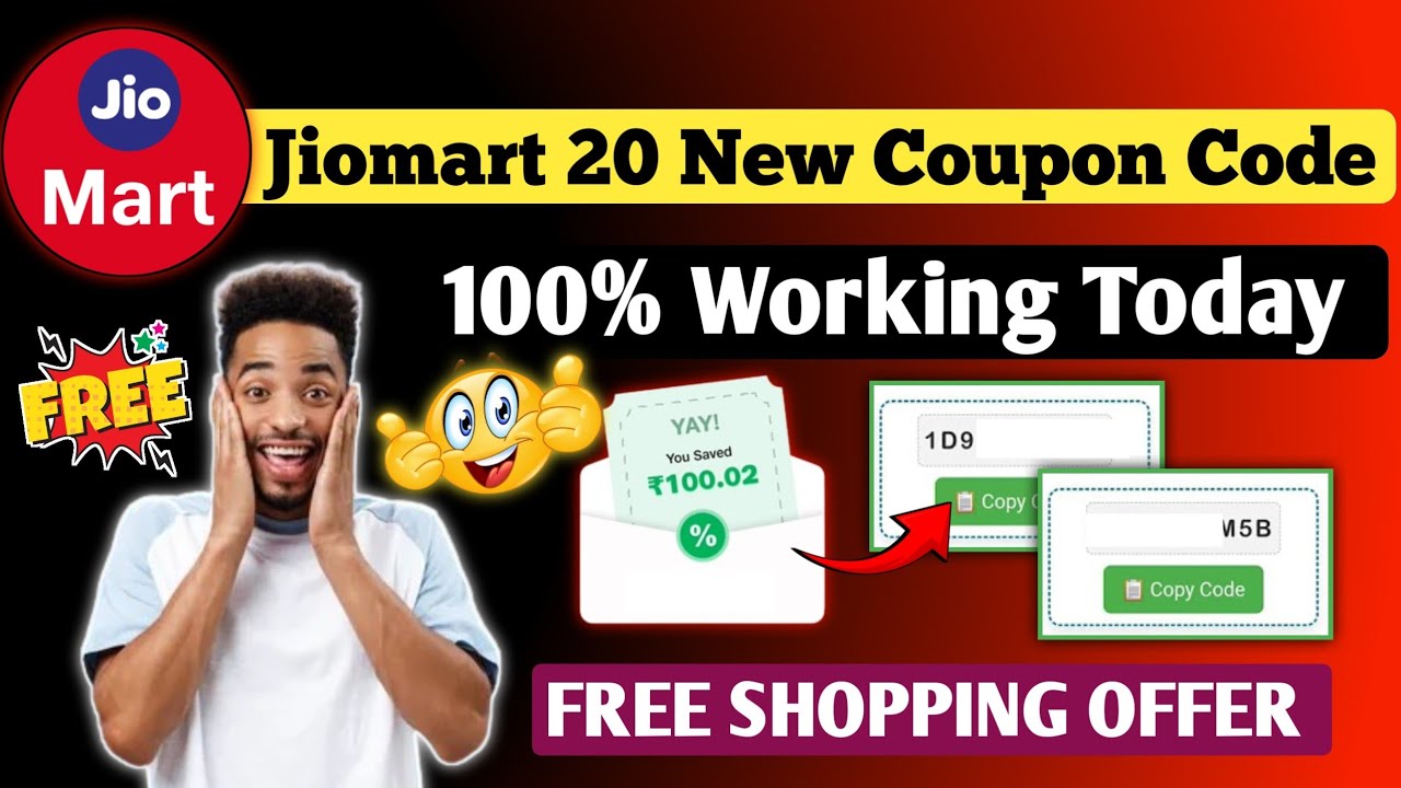 Jiomart 20 New Coupon Code Today | Jiomart 100 Free Shopping | Jiomart 100 off coupon Today 