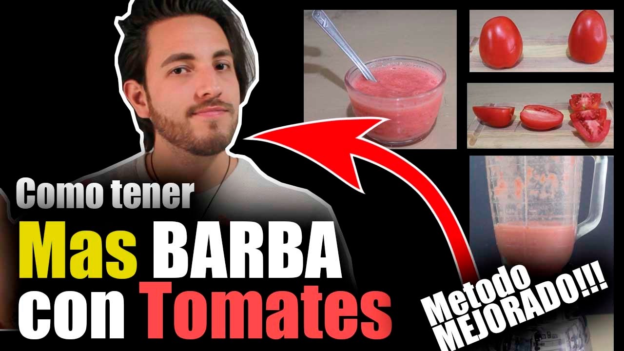 Mas barba usando tomates "Metodo Natural" | JR Style