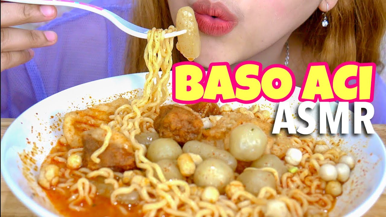 #28 Request ASMR Eating Sounds : BASO ACI | ASMR Indonesia