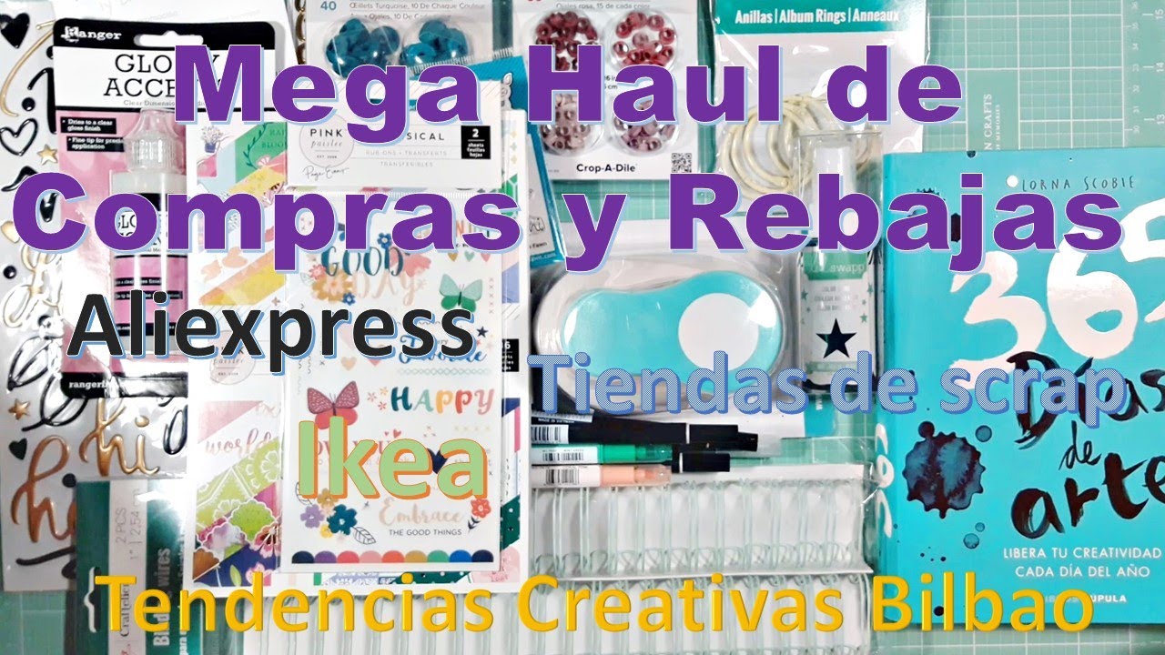 Mega Haul de compras scrap y papelería: Aliexpress, rebajas Scrap, Ikea... Con links