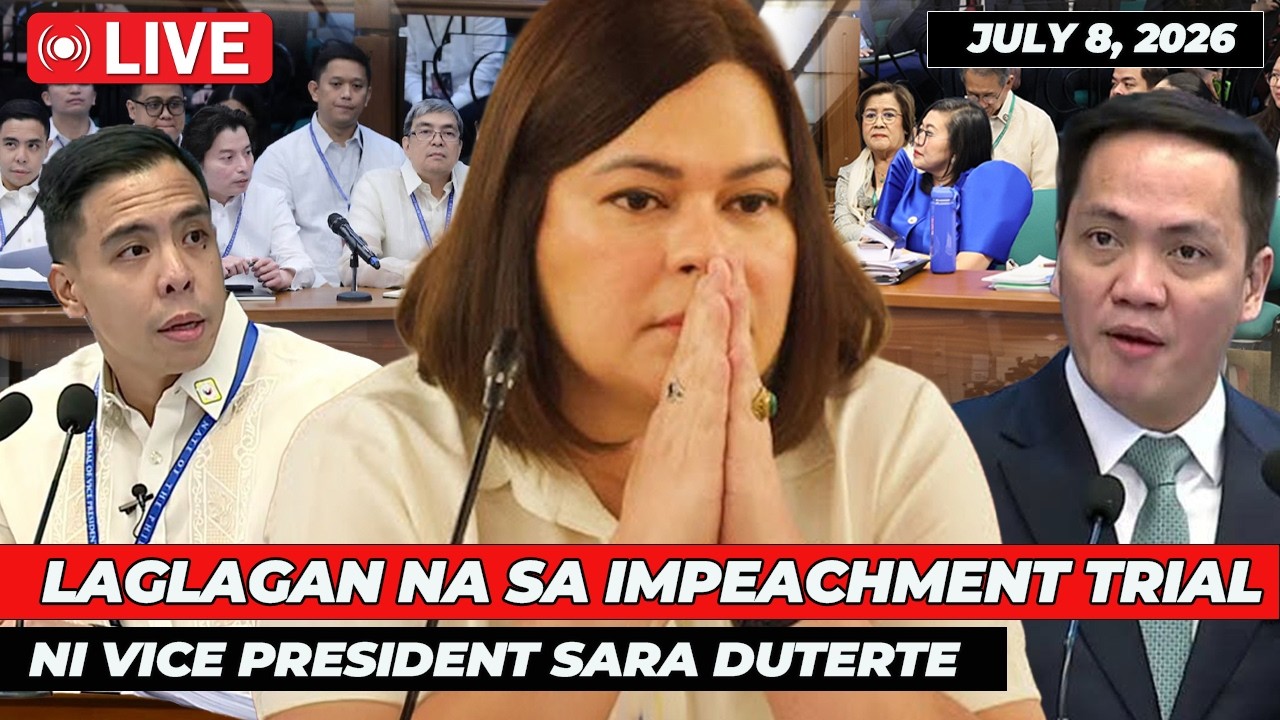 🔴 Sara Duterte Impeachment Trial LIVE | Philippine Senate Begins Historic VP Impeachment Case