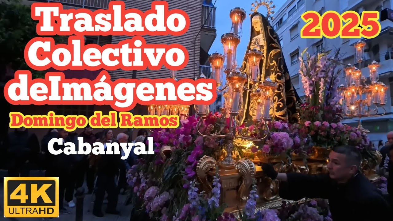 Traslado Colectivo deImágenes 2025 cabanyal valencia, ##semanasanta2025, #cabanyal, #domingoderamos