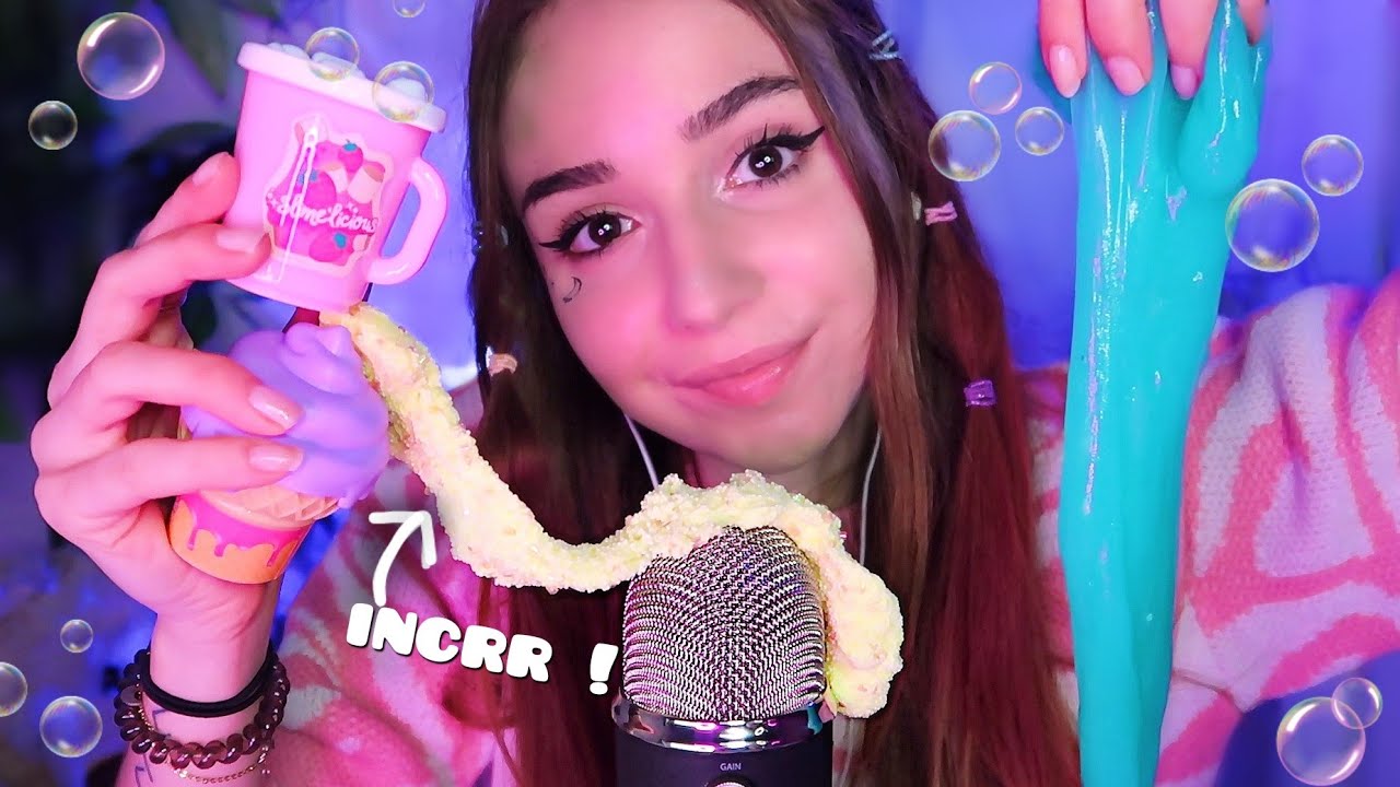 ASMR 100% SLIME 💕🧫🐙 мурашки по коже гарантированы!
