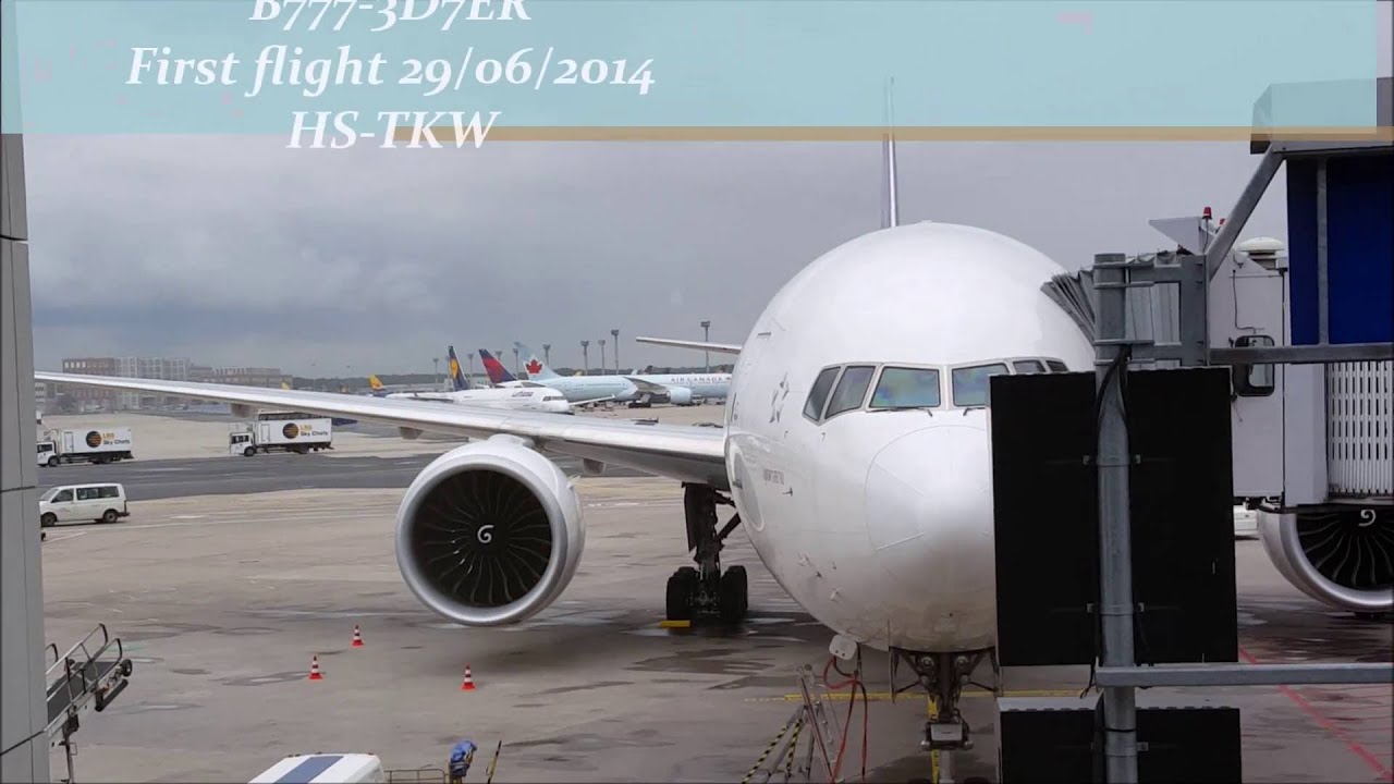 Thai Airways | B777-3D7ER | Frankfurt-Bangkok | *Full flight*