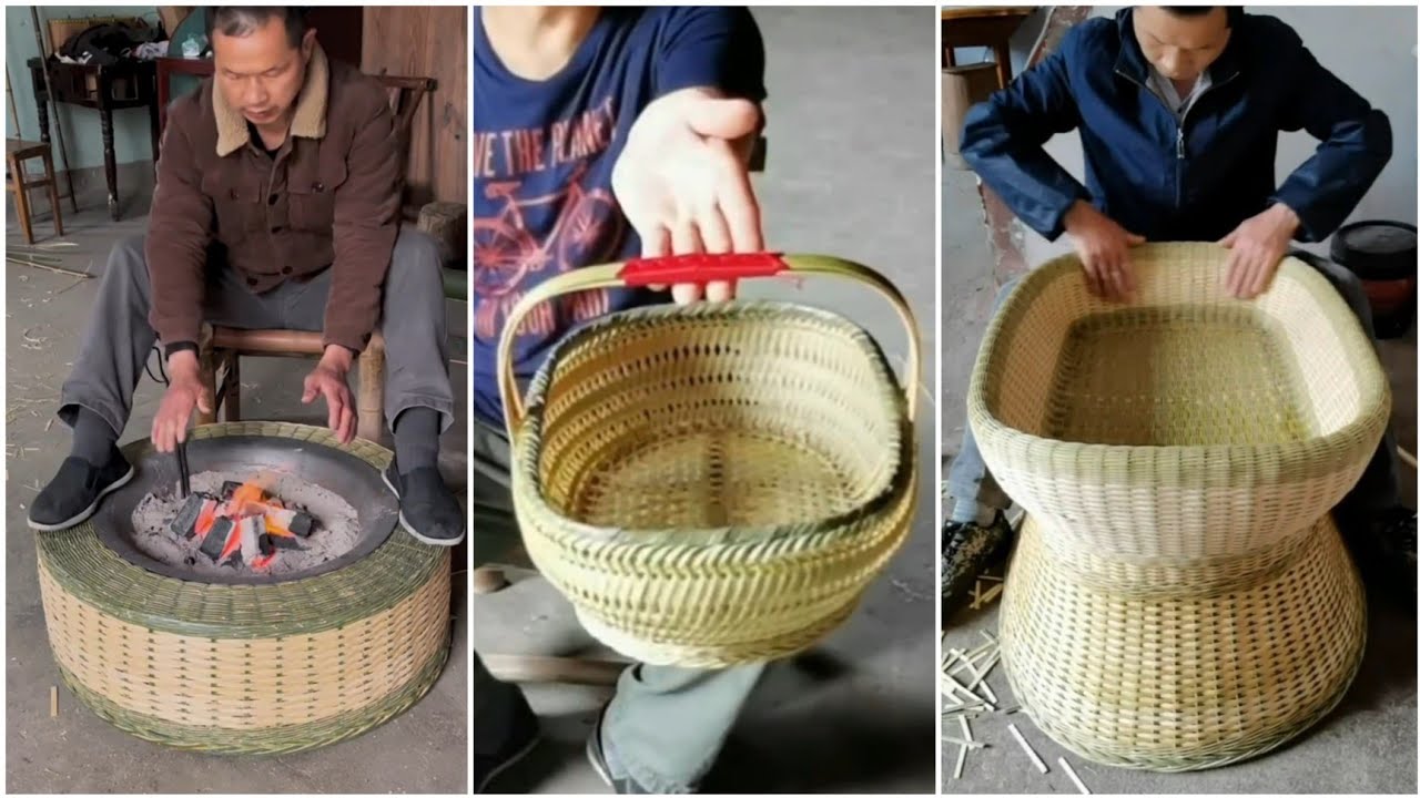 Bamboo Crafts - Awesome bamboo craft making - How to make wonderful crafts from bamboo Part 155