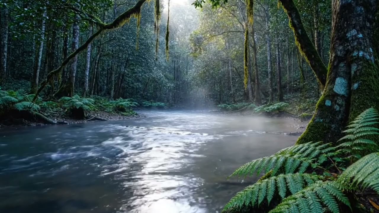 1 Hours River Sounds, Bird Sounds, and Nature Sounds for Deep Rest