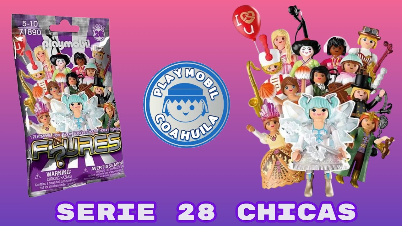 “¡Descubre a las 12 chicas sorpresa de la Serie 28!” de Playmobil